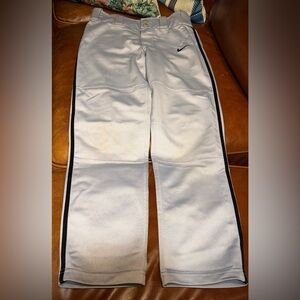 Nike baseball pants grey with black lining